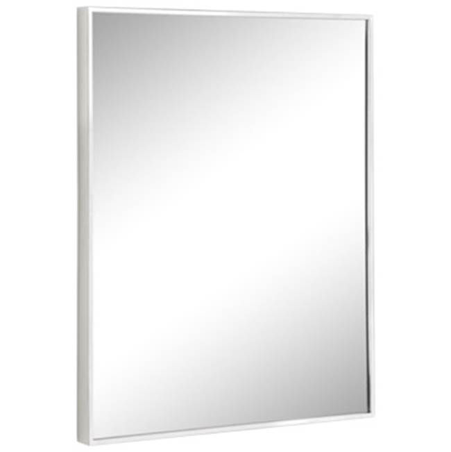 Afina Corporation 24X36 -3/8'' Frame Urban Steel Wall Mirror-Polished Stainless