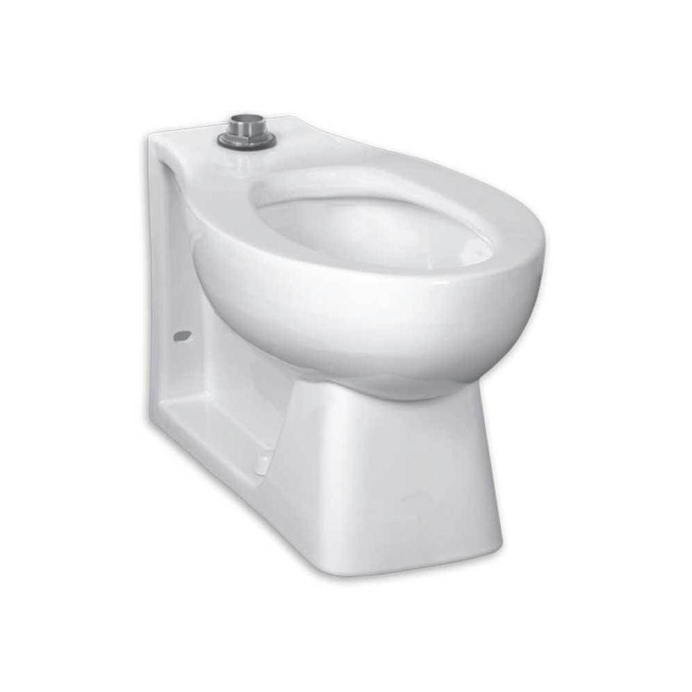 American Standard Huron® 1.28 – 1.6 gpf (4.8 – 6.0 Lpf) Chair Height Top Spud Back Outlet Elongated EverClean® Bowl With Bedpan Lugs