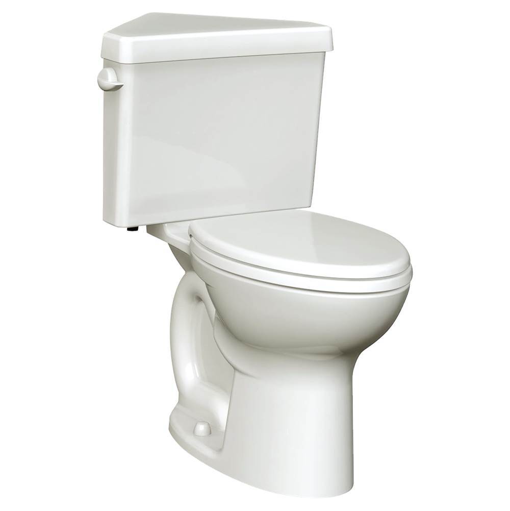 American Standard Triangle Cadet® PRO Two-Piece 1.28 gpf/4.8 Lpf Chair Height Round Front Toilet