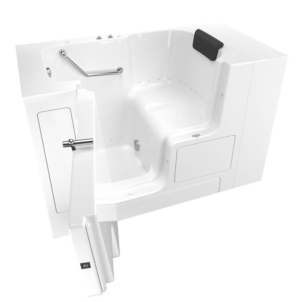 American Standard Gelcoat Premium Series 32 x 52 -Inch Walk-in Tub With Air Spa System - Left-Hand Drain