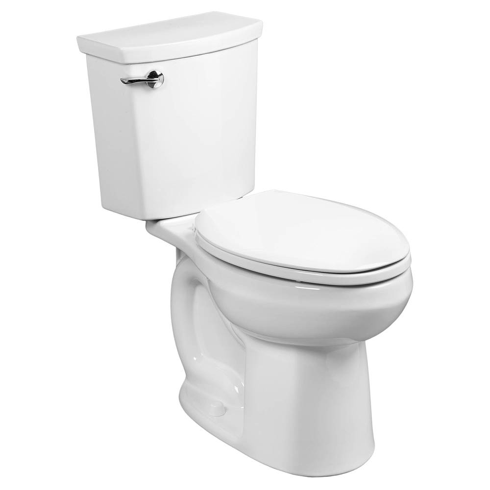 American Standard H2Optimum® Two-Piece 1.1 gpf/4.2 Lpf Standard Height Elongated Toilet Less Seat