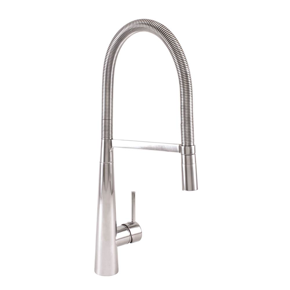 BARiL High single hole kitchen faucet with 2-function detachable spray