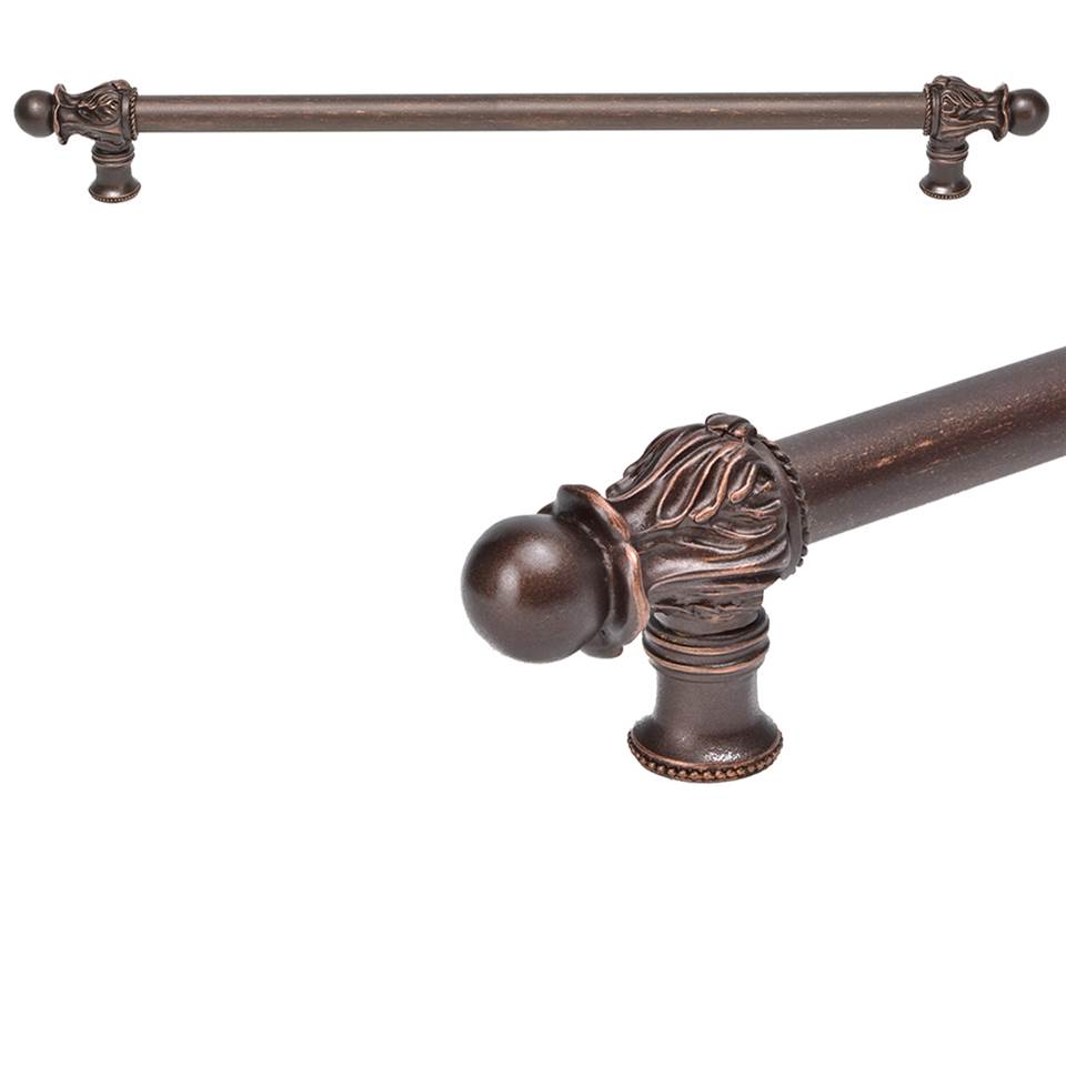 Carpe Diem Hardware Acanthus 22'' O.C. (Approx.) With 5/8'' Smooth Center Long Pull Romanesque Style