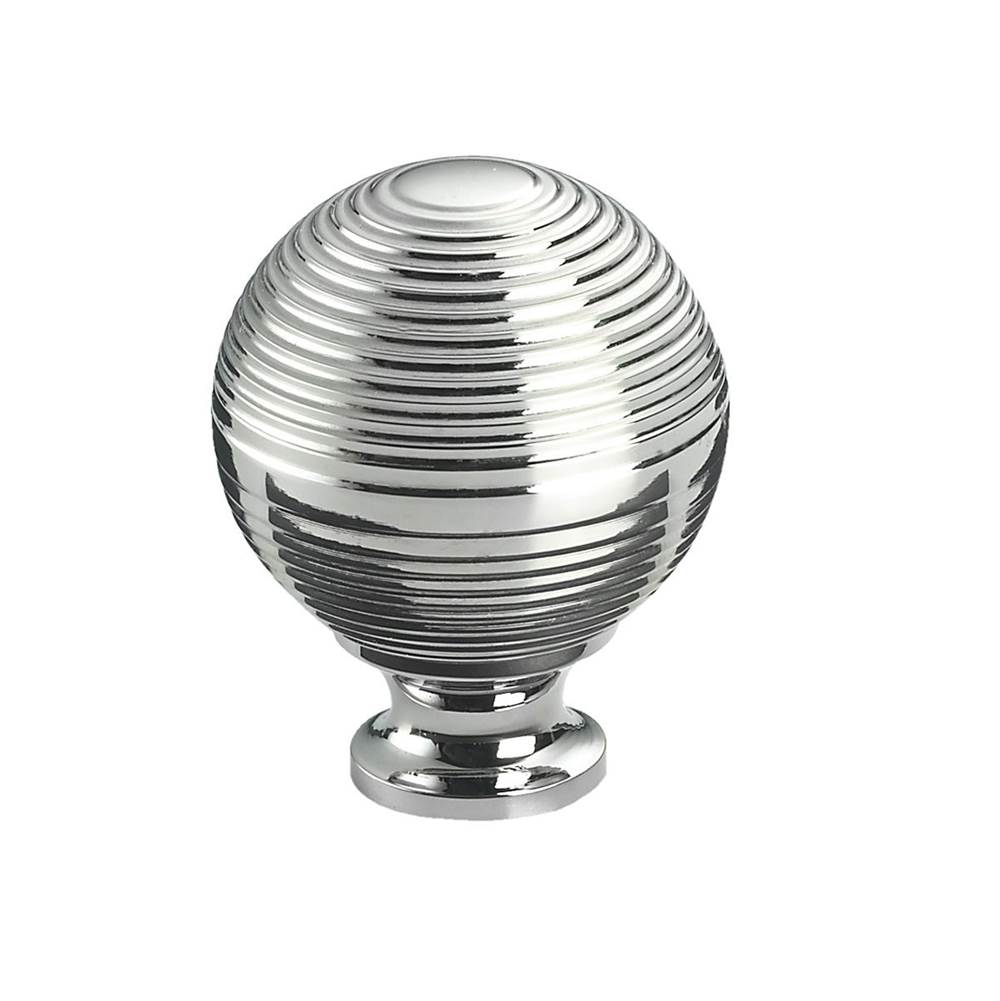 Colonial Bronze Beehive Cabinet Knob Hand Finished in Frost Nickel