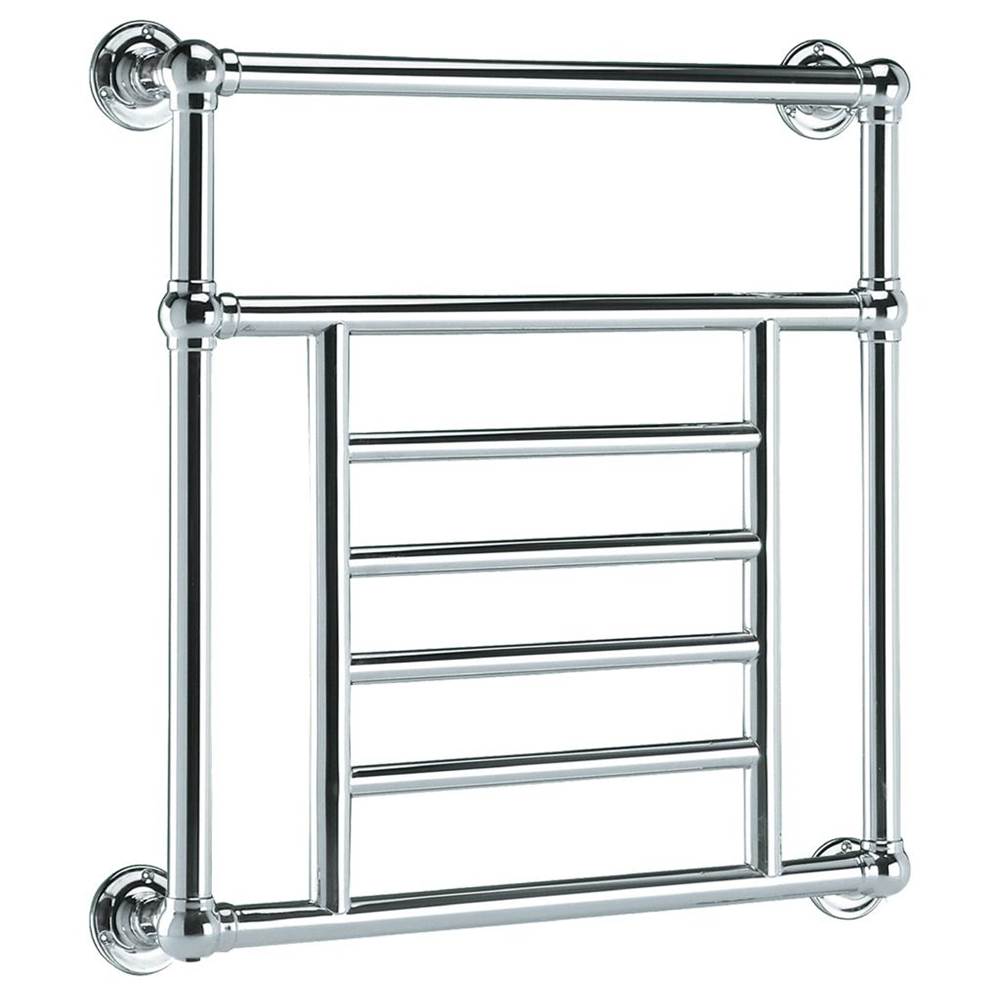 Cristal & Bronze ''Rhone'' Towel Warmer, Wall Mounted Connections