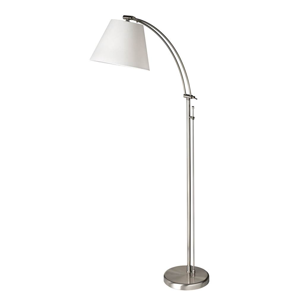 Dainolite Adjustable Floor Lamp - White Shd