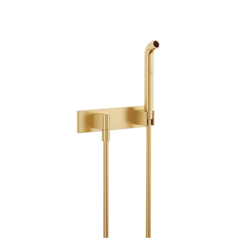 Dornbracht Affusion Pipe With Cover Plate In Brushed Durabrass
