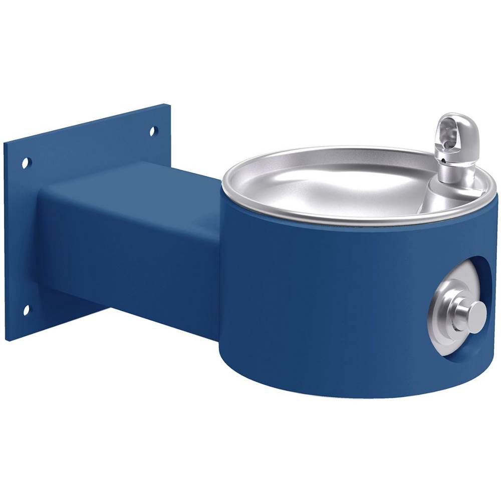 Elkay Outdoor Fountain Wall Mount Non-Filtered, Non-Refrigerated Freeze Resistant Blue