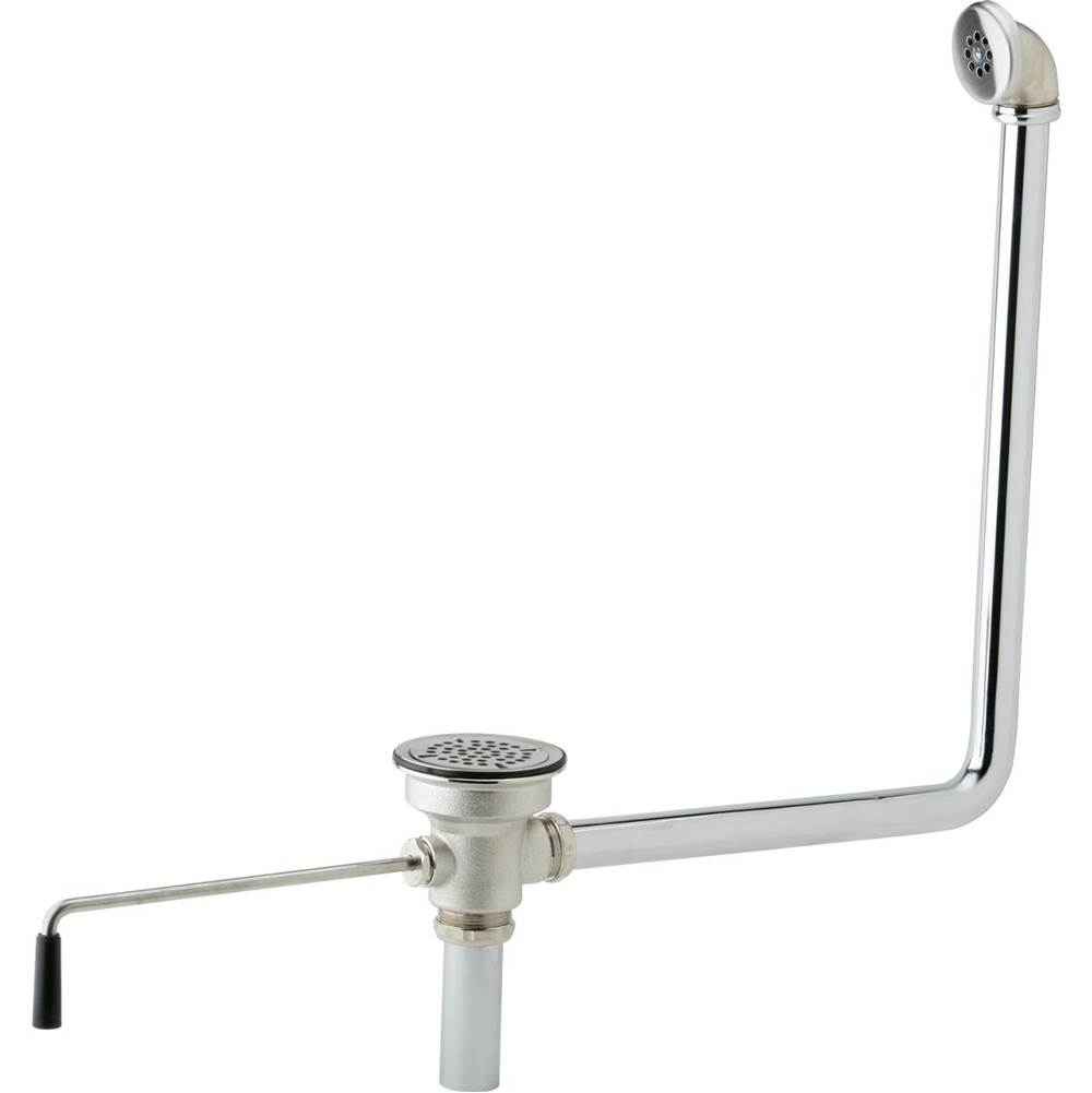 Elkay 3-1/2'' Drain Fitting Rotary Lever Operated with Overflow