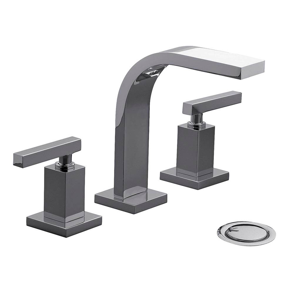 Franz Viegener Widespread Lavatory Faucet With Push Down Pop-Up Drain Assembly