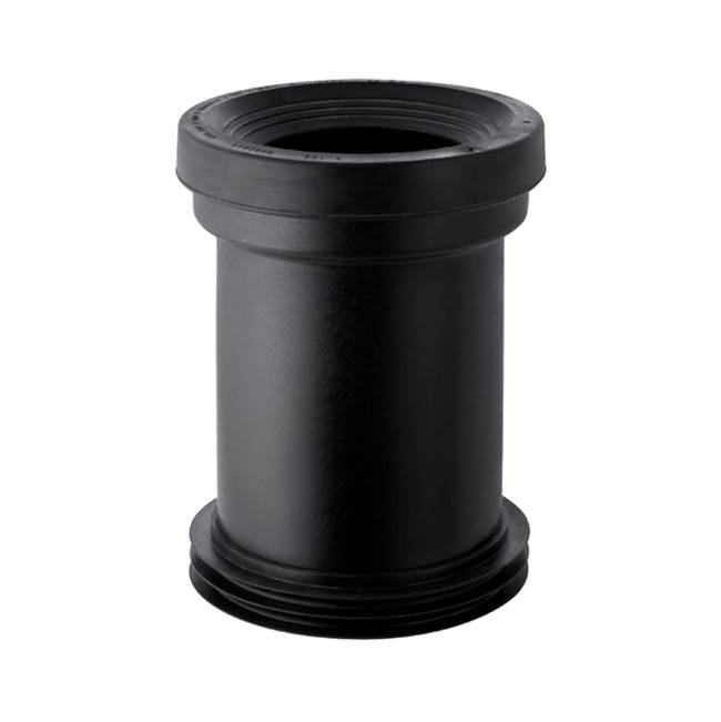Geberit Geberit straight connector with sleeve and lip seals: d110mm d1=120-125mm black