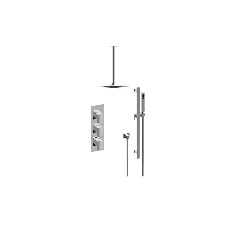 Graff M-Series Thermostatic Shower System - Shower with Handshower (Rough & Trim)