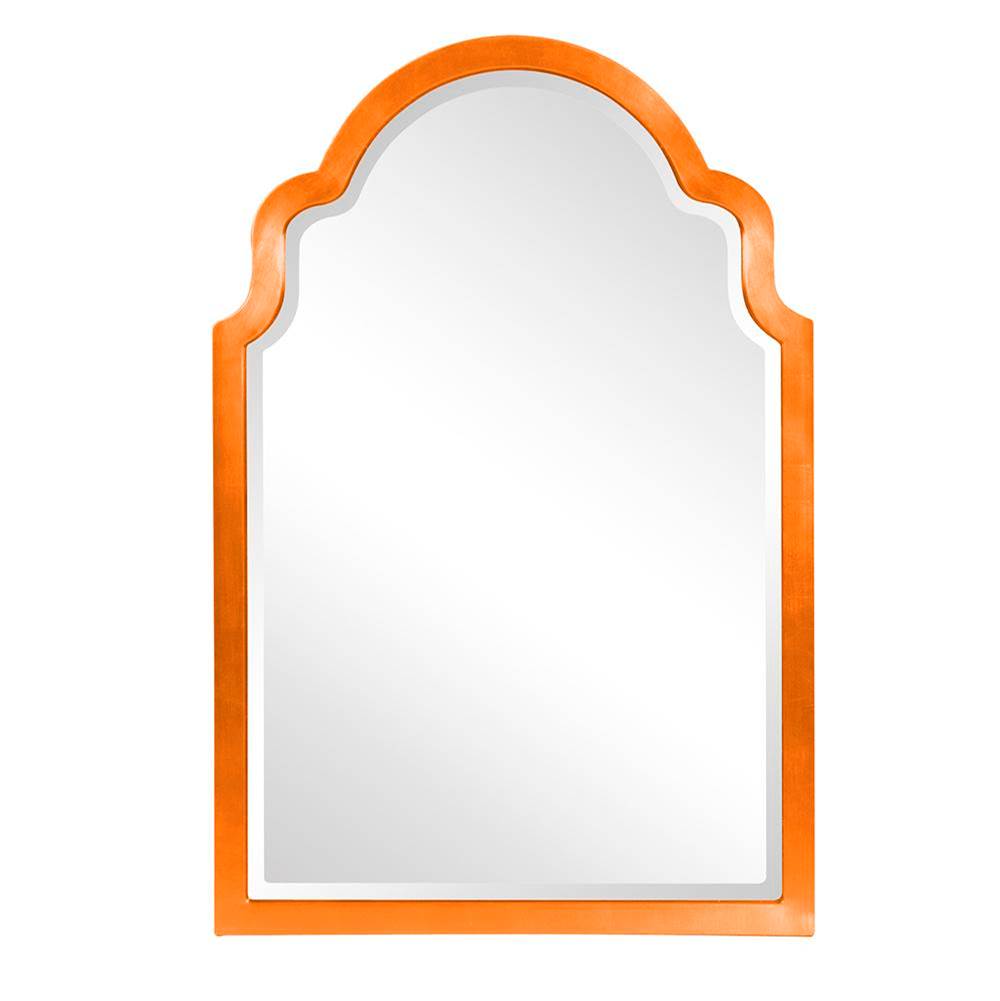 Howard Elliott Sultan Mirror - Glossy Orange