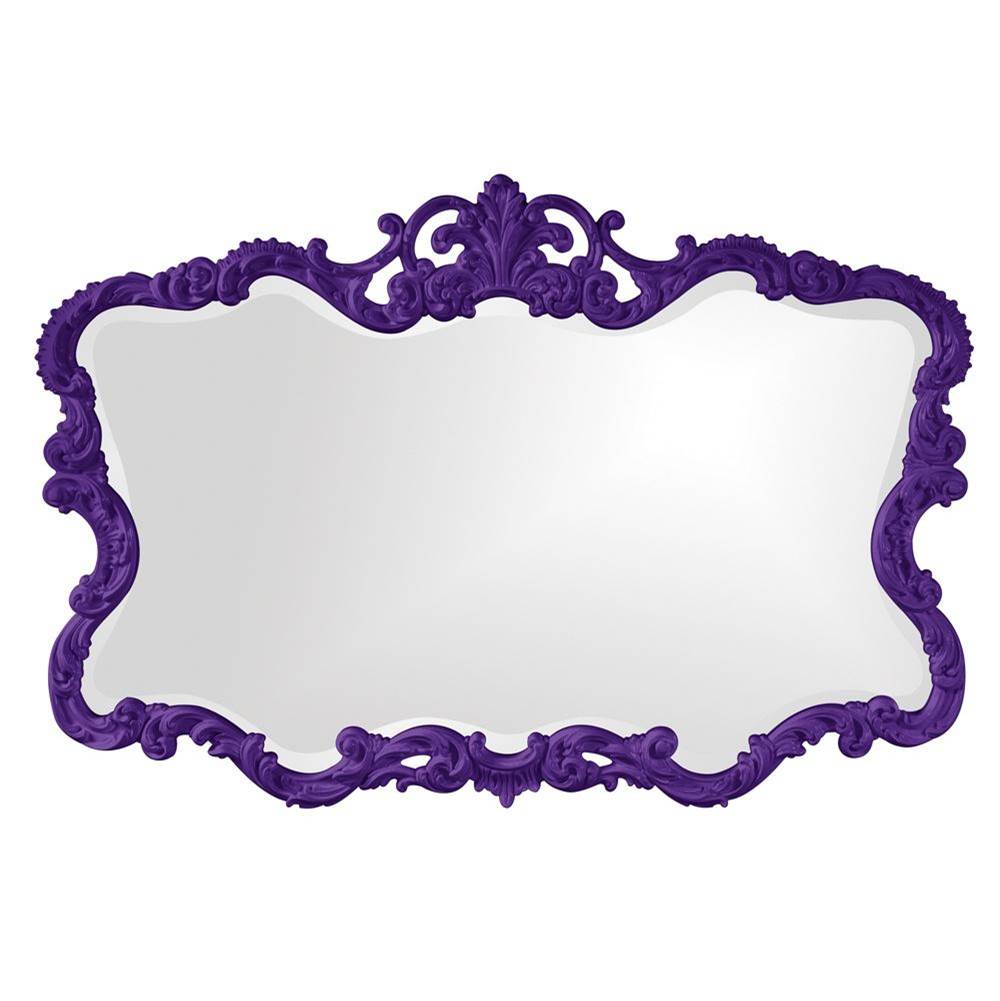 Howard Elliott Talida Mirror - Glossy Royal Purple