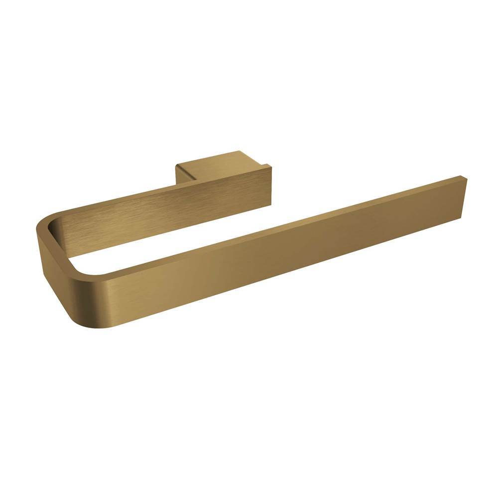 ICO Bath Cinder 8'' Towel Bar - Brushed Gold Dark