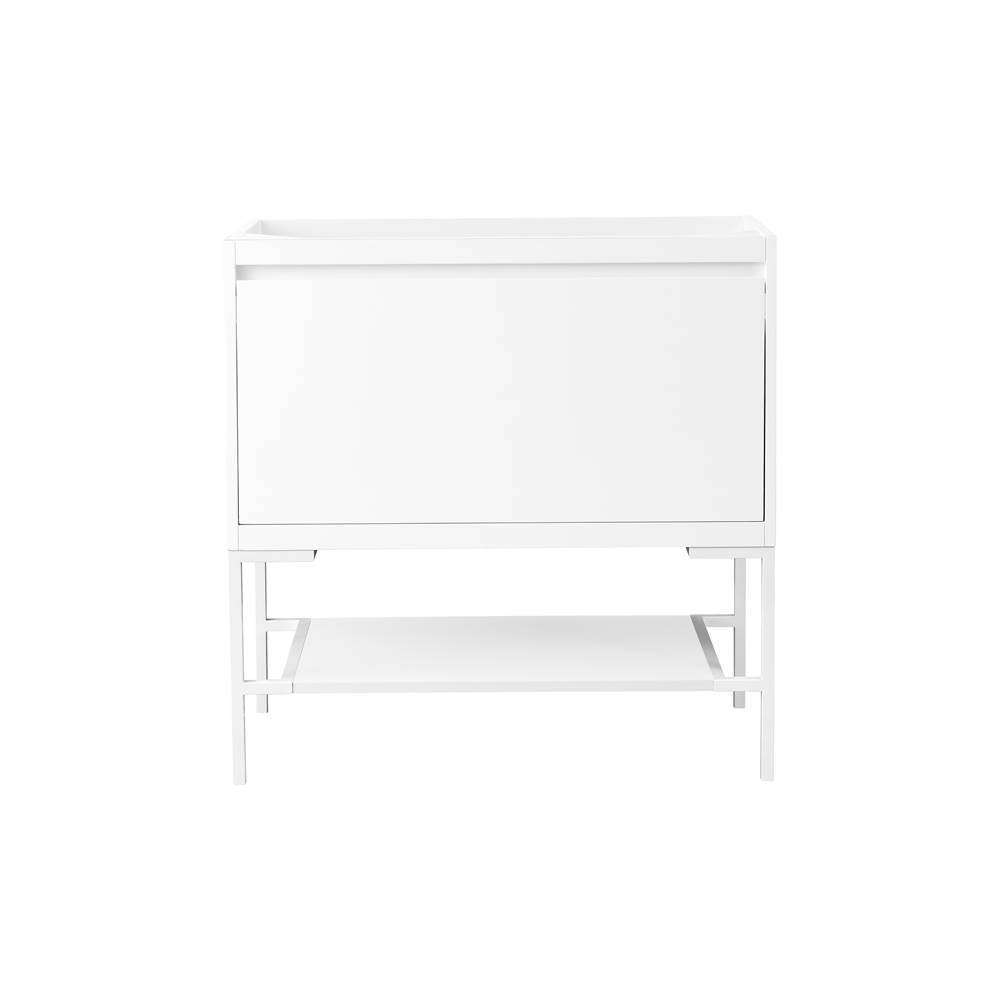James Martin Vanities Milan 35.4'' Single Vanity Cabinet, Glossy White