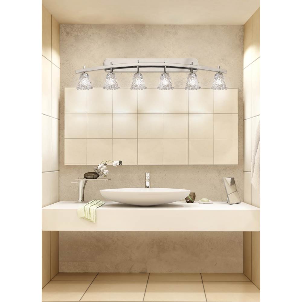 Justice Design Archway 6-Light LED Bath Bar