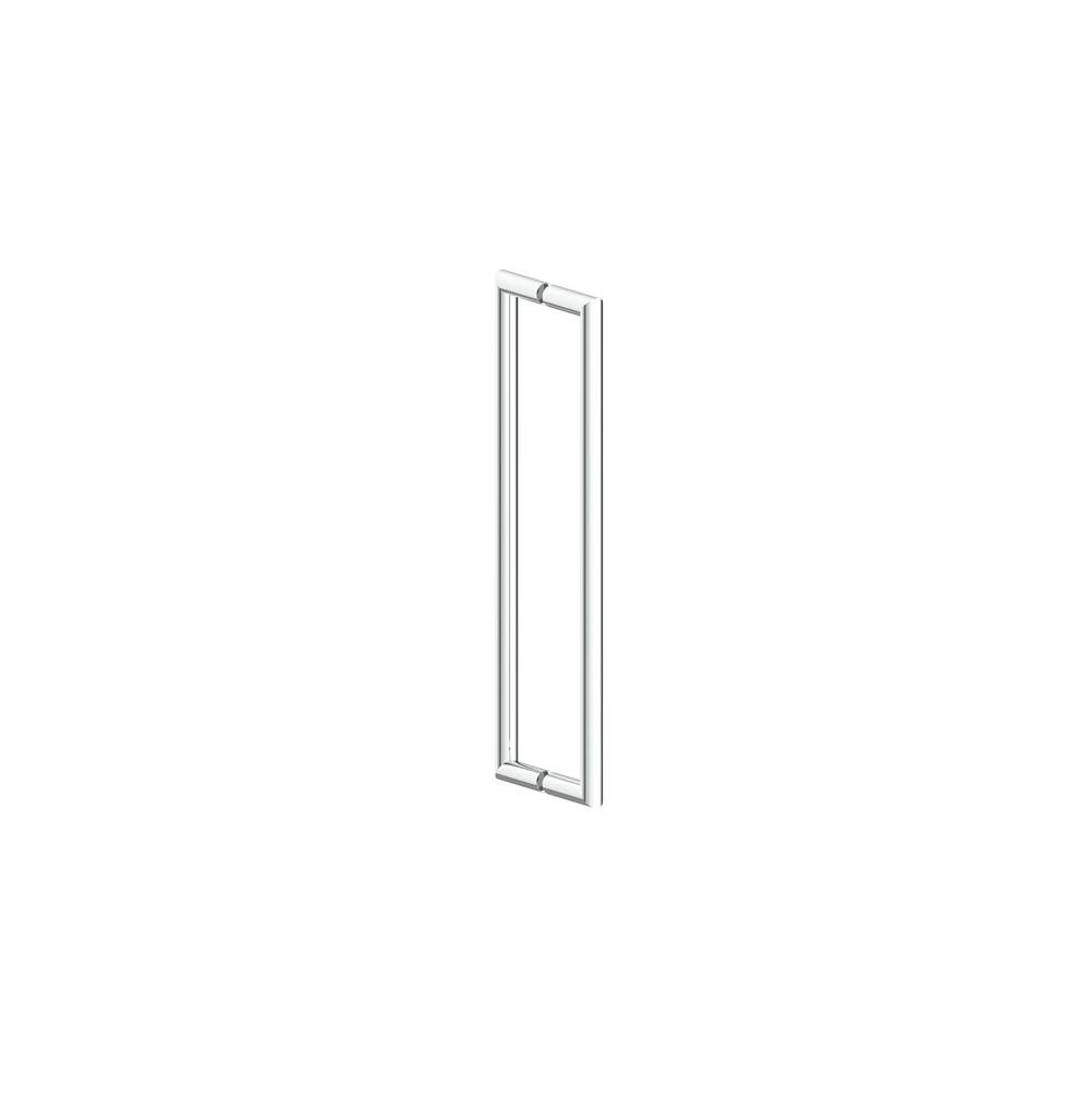 Kartners SEVILLE - 6-inch Double Shower Door Handle-Glossy White