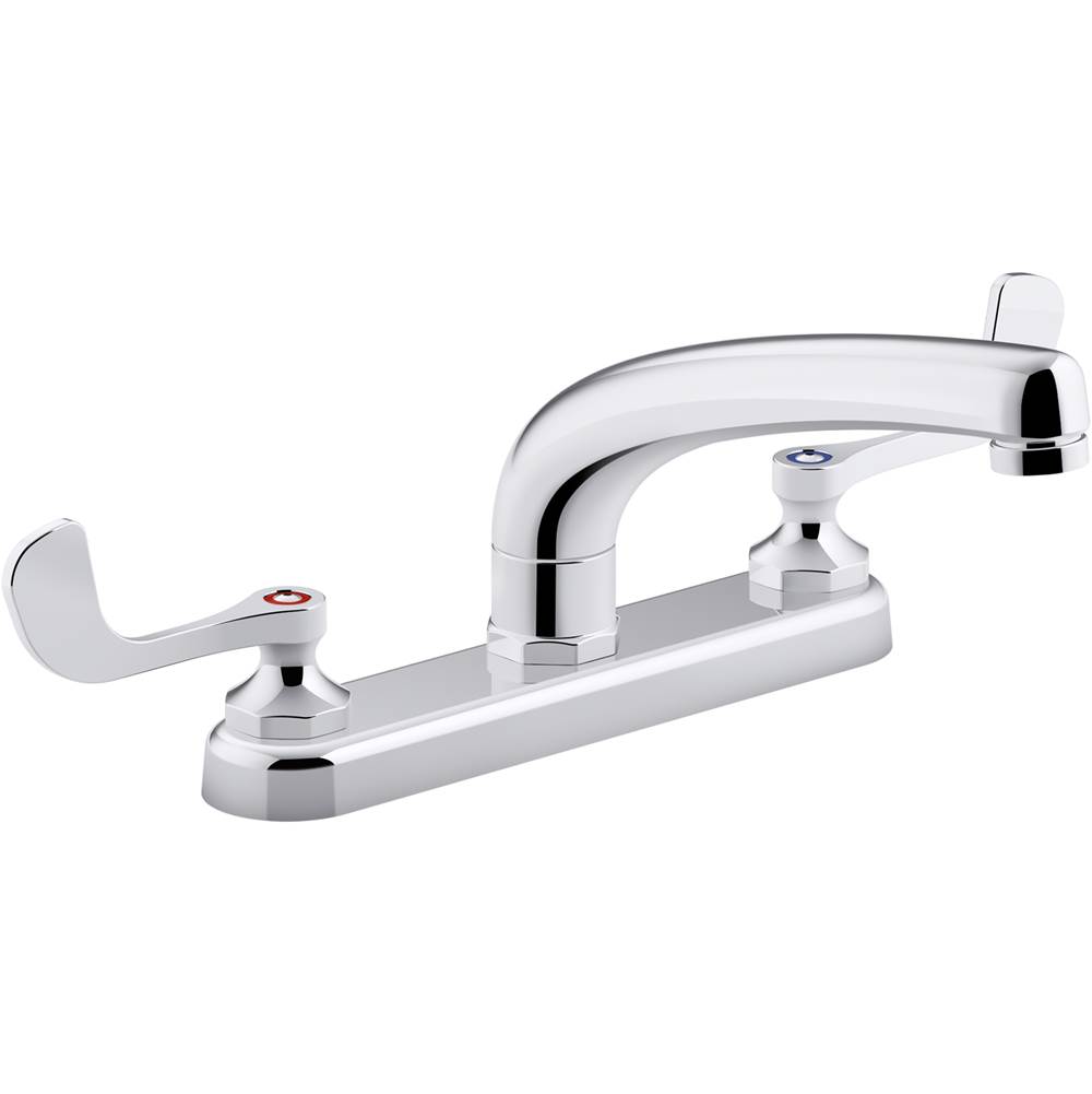 Kohler Triton® Bowe® 1.5 gpm kitchen sink faucet with 8-3/16'' swing spout, aerated flow and wristblade handles