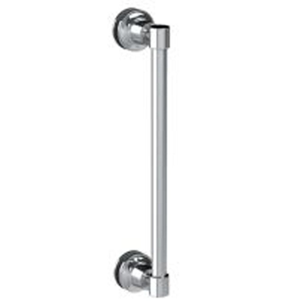 Lefroy Brooks Fleetwood 20'' Shower Door Handle With Single & Double Mounting Kit, Silver Nickel