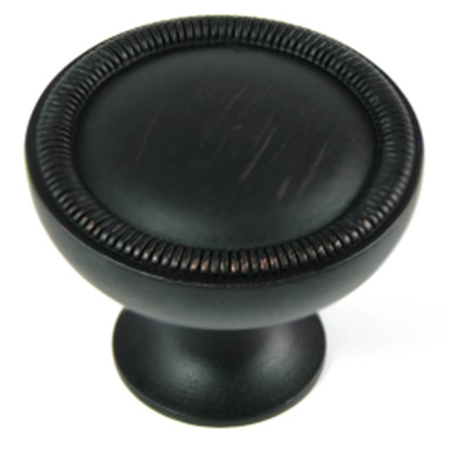 MNG Hardware MNG Vanilla 1-1/4'' Oil Rubbed Bronze Round Cabinet Knob