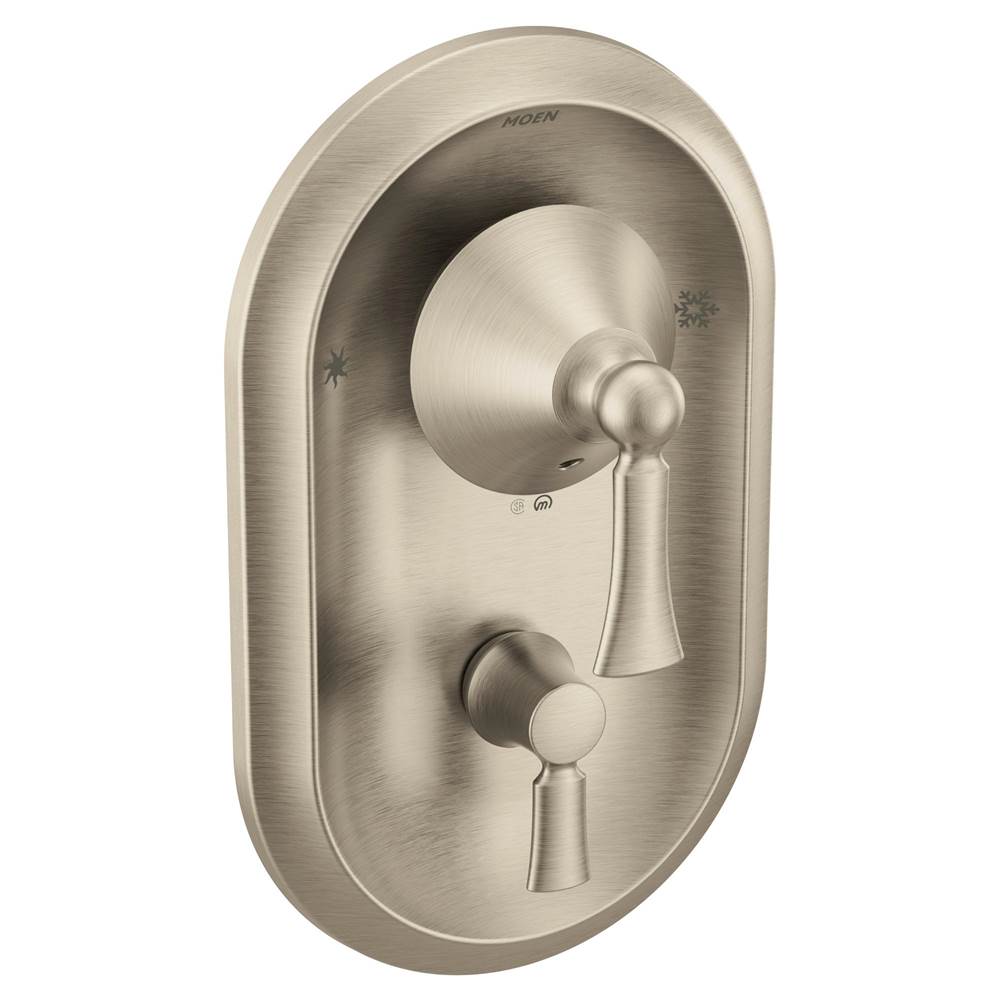 Moen Wynford Posi-Temp with Built-in 3-Function Transfer Valve Trim Kit, Valve Required, Brushed Nickel