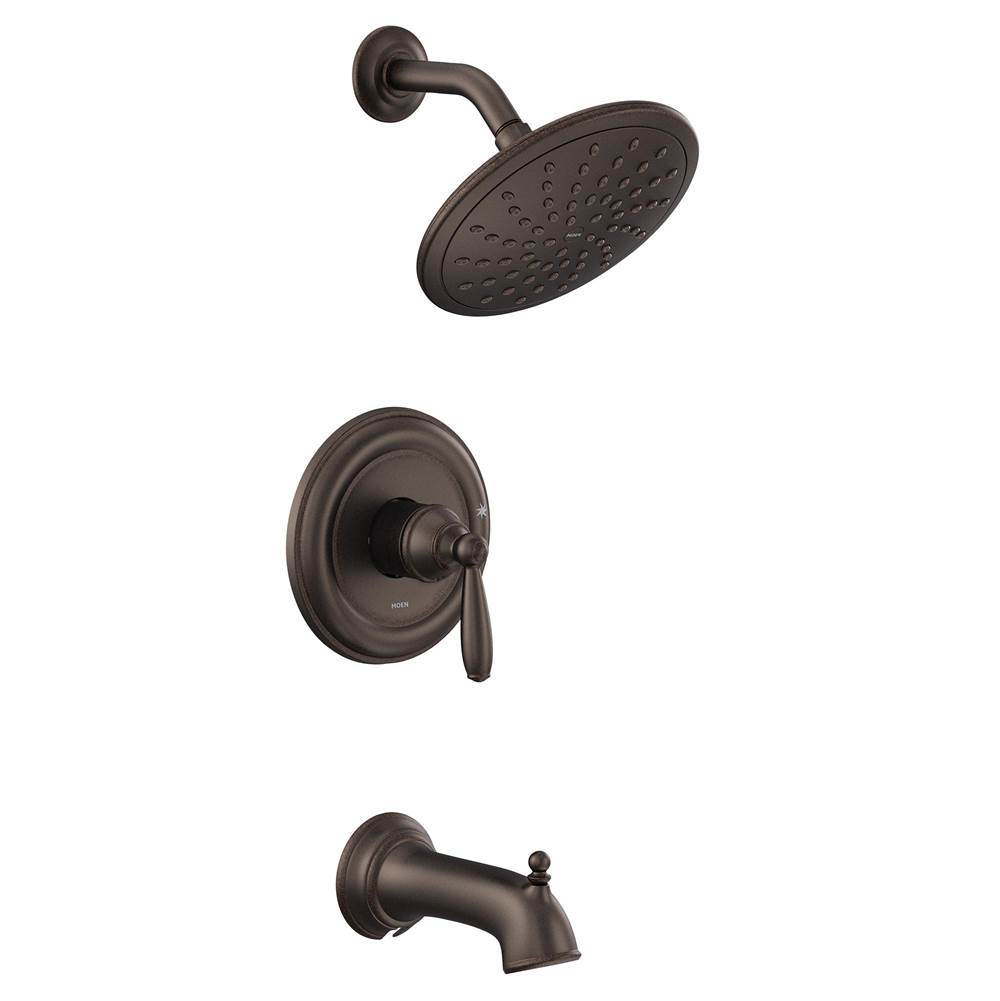 Moen Brantford M-CORE 2-Series Eco Performance 1-Handle Tub and Shower Trim Kit in Oil Rubbed Bronze (Valve Sold Separately)