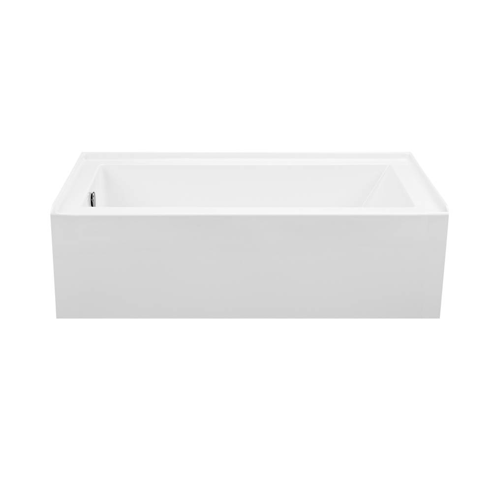MTI Baths Cameron 4 Acrylic Cxl Integral Skirted Lh Drain Air Bath/Ultra Whirlpool - White (60X30.5)