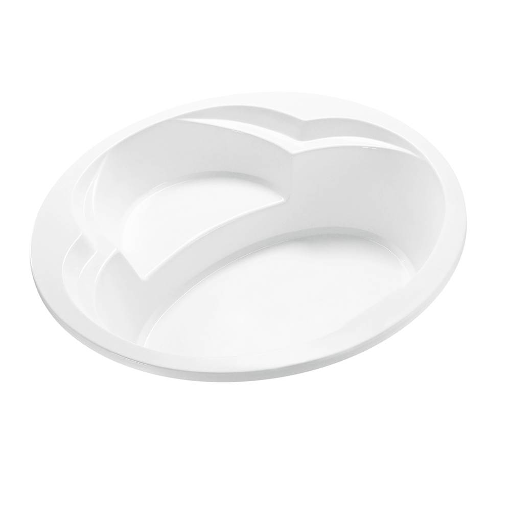 MTI Baths Rendezvous 1 Acrylic Cxl Drop In Airbath - White (69X69)