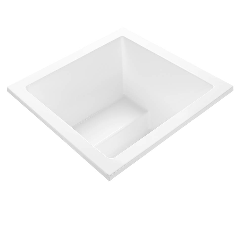 MTI Baths Kalia 2 Acrylic Cxl Drop In Air Bath Elite/Mircrobubbles - White (48X48)