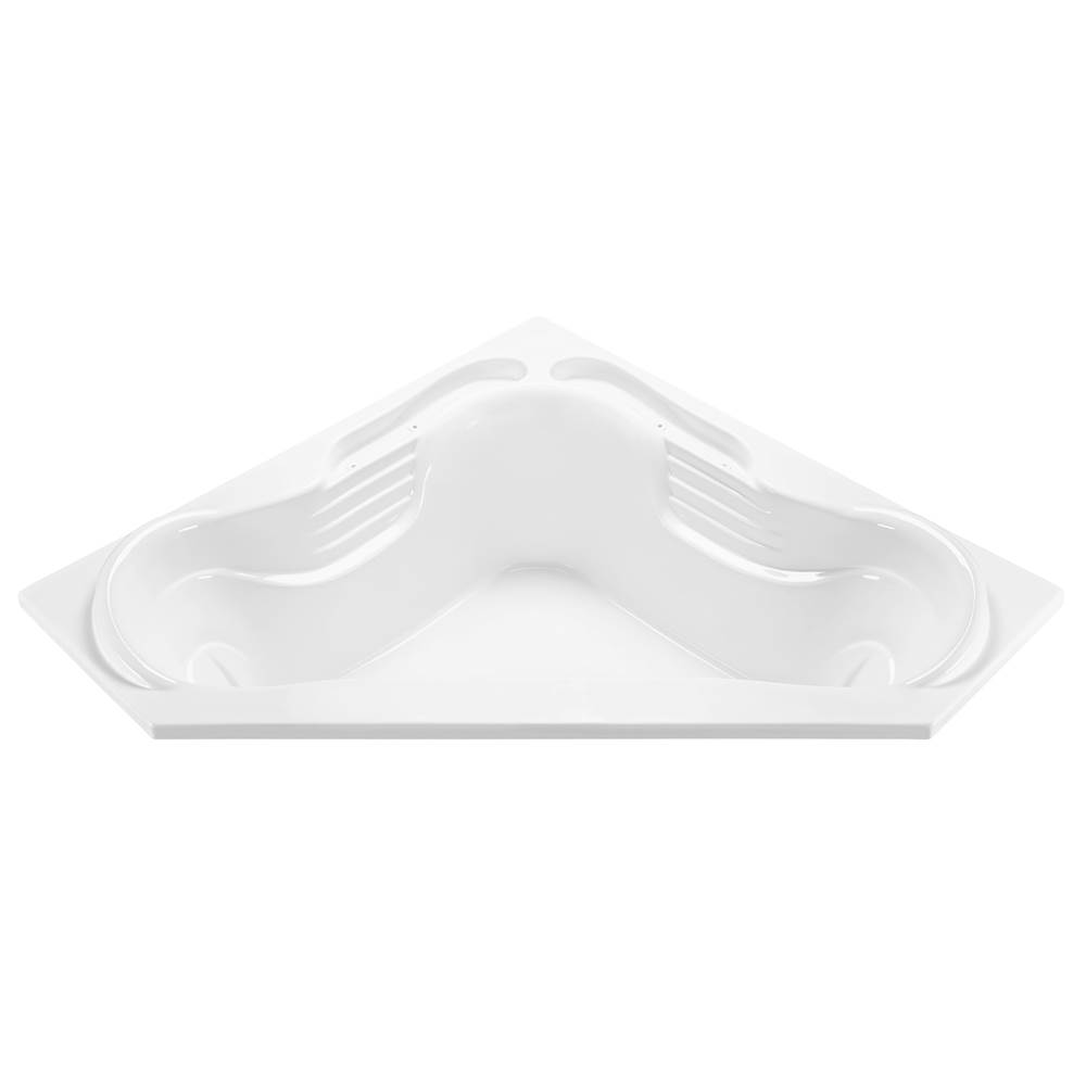 MTI Baths Cayman 7 Acrylic Cxl Drop In Corner Whirlpool- White (72X72)