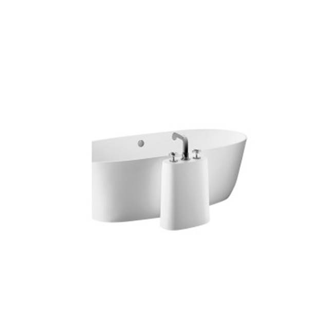 MTI Baths Faucet Stand - For Sculpturestone Tubs - Small Version - Matte Biscuit