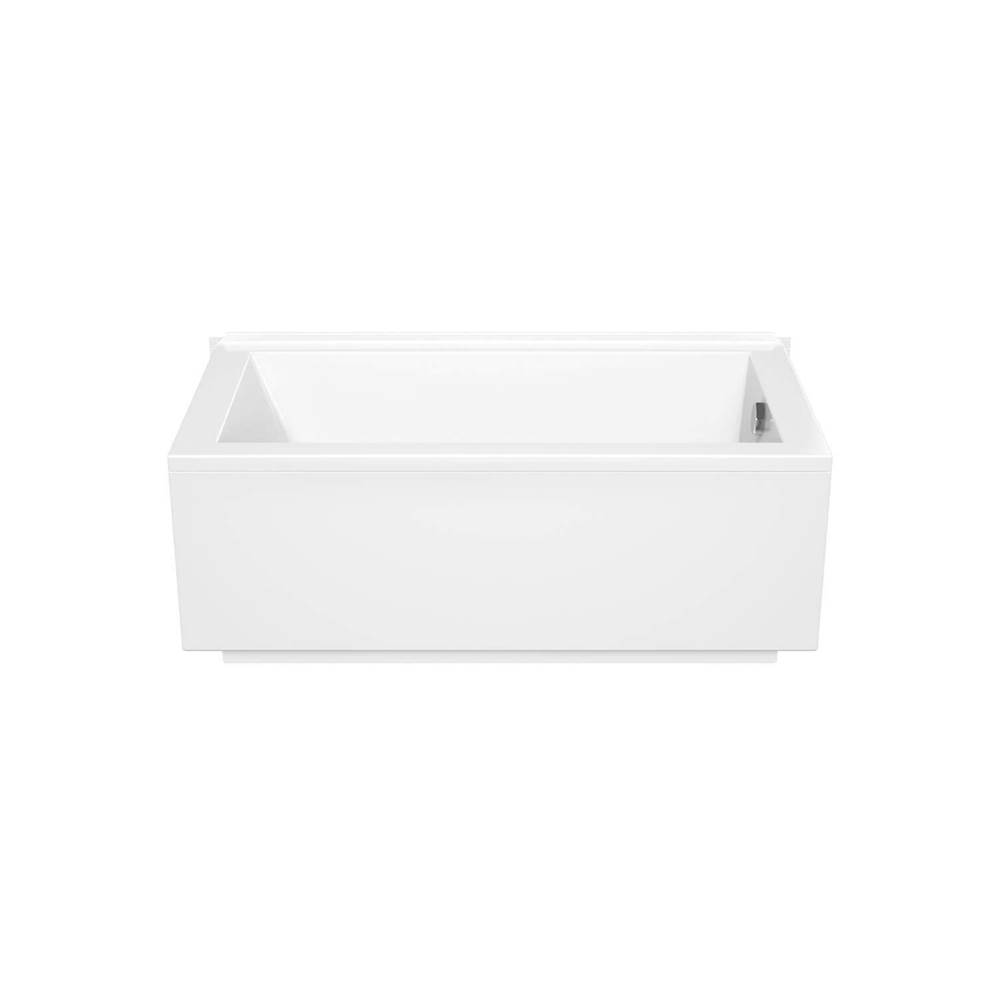 Maax ModulR 6032 (Without Armrests) Acrylic Corner Right Left-Hand Drain Bathtub in White