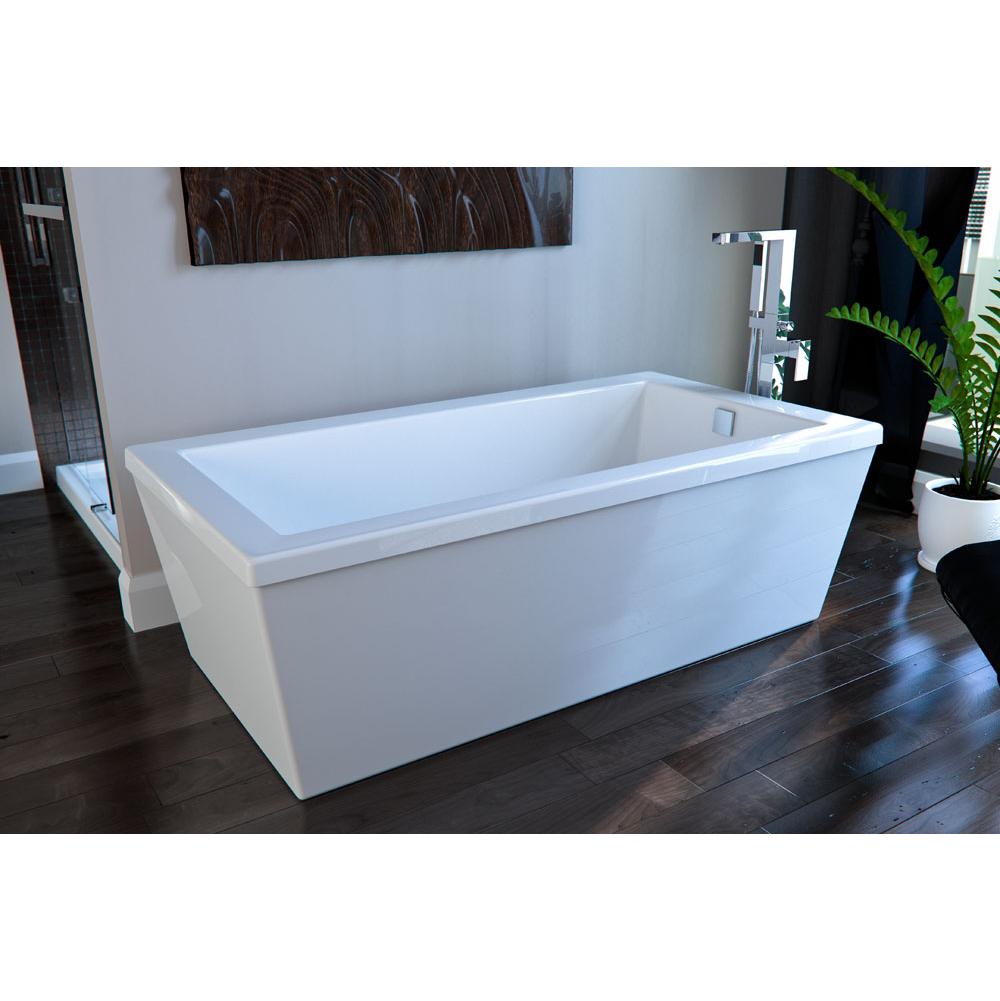 Neptune Freestanding AMETYS Bathtub 36x66 with armrests, Mass-Air/Activ-Air, Biscuit