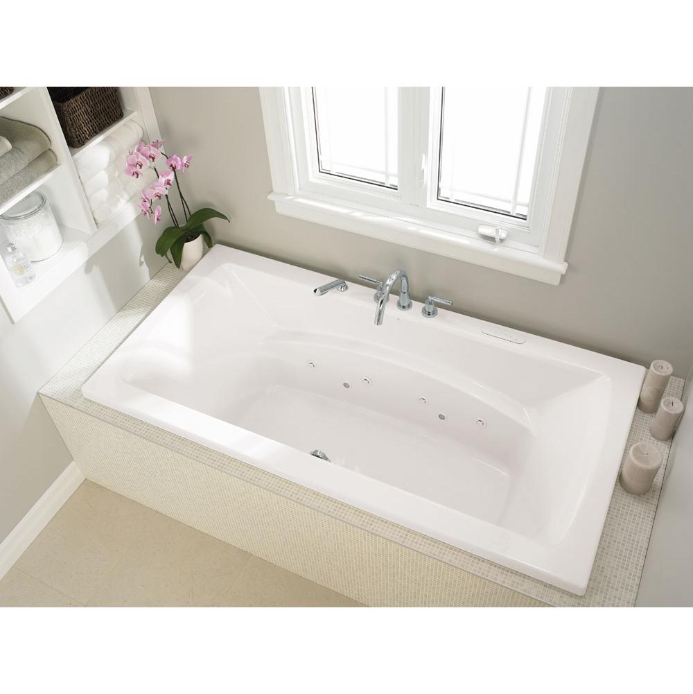 Neptune Freestanding BELIEVE Bathtub 36x66, Mass-Air, White with Color Skirt