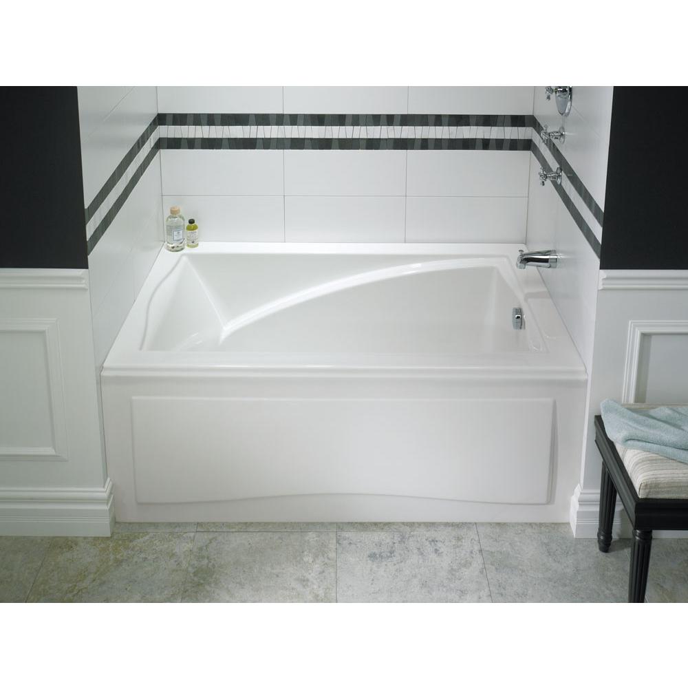 Neptune DELIGHT bathtub 36x72 with Tiling Flange, Right drain, Whirlpool/Activ-Air, Black