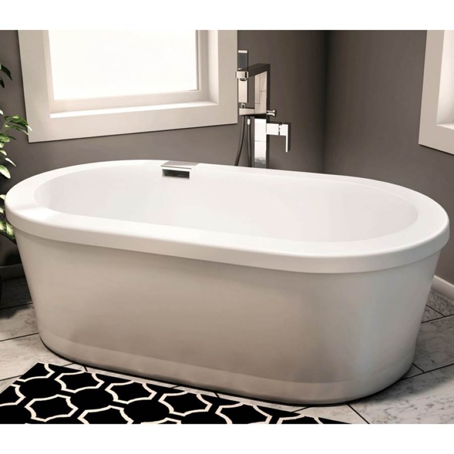 Neptune Freestanding RUBY Bathtub 36x66, Activ-Air, White with Color Skirt