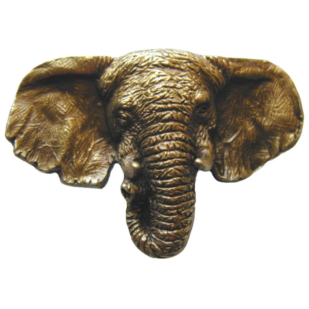 Notting Hill Goliath (Elephant) Knob Antique Brass