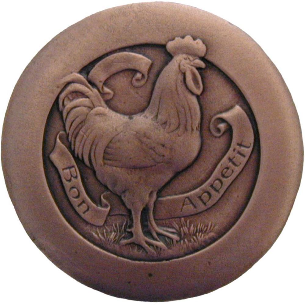 Notting Hill Rooster  Knob Antique Copper