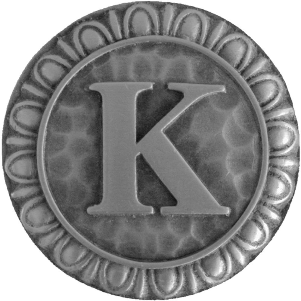 Notting Hill Initial K Knob Antique Pewter