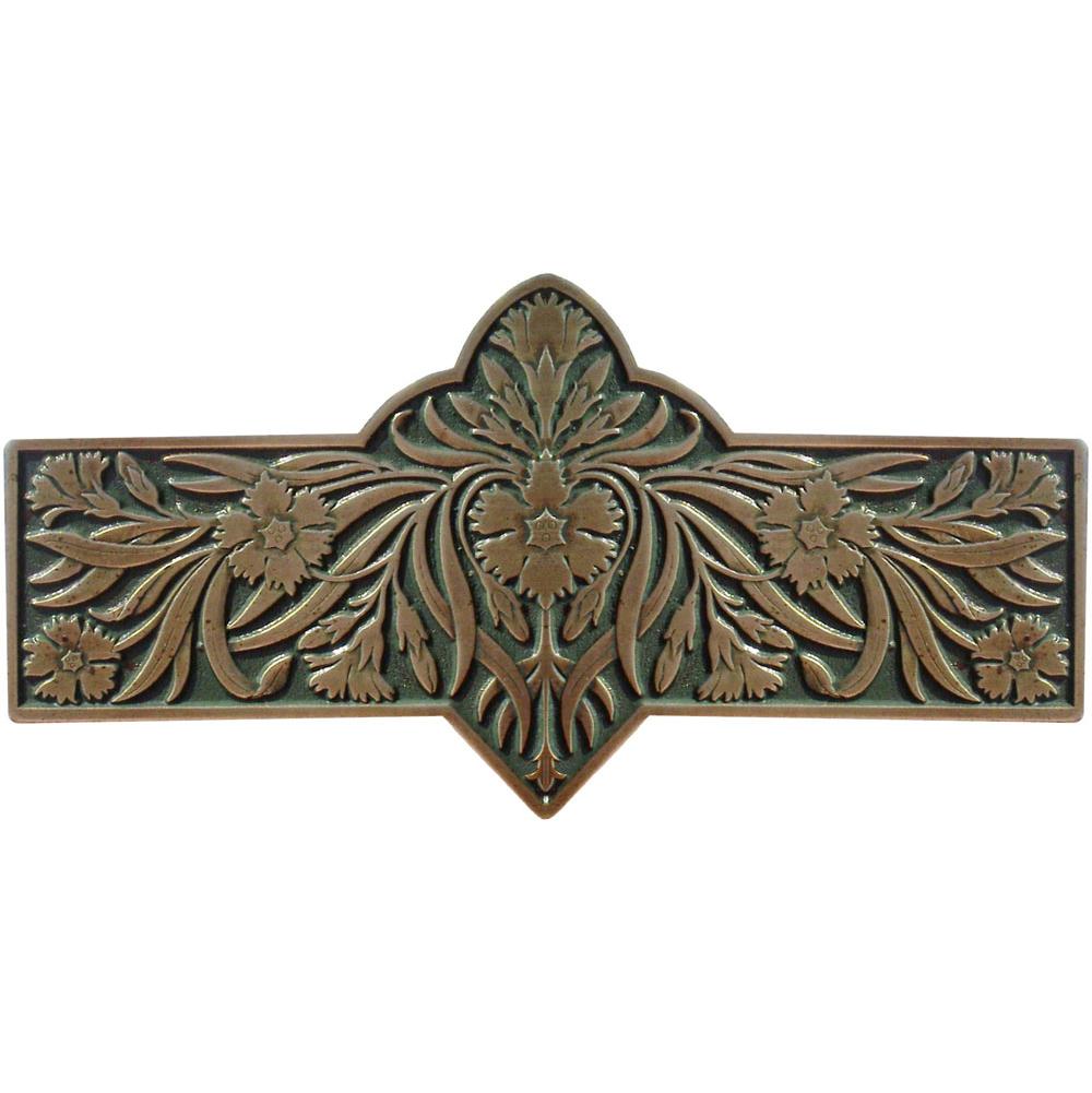 Notting Hill Dianthus Pull Antique Brass/Sage