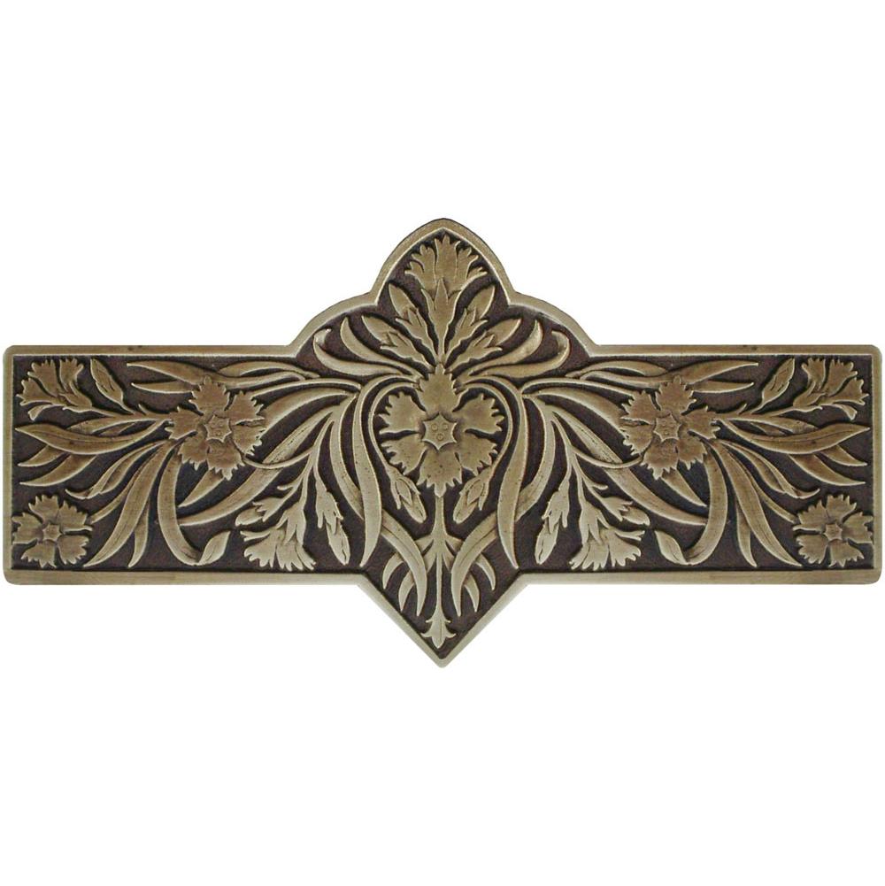 Notting Hill Dianthus Pull Antique Brass