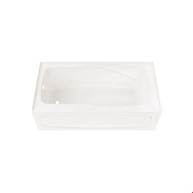 Neptune Entrepreneur JUNA bathtub 32x66 with Tiling Flange and Skirt, Right drain, Whirlpool/Activ-Air, Biscuit