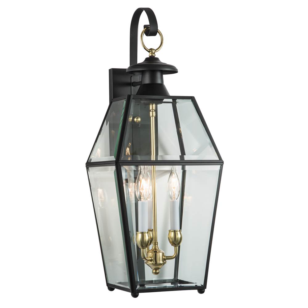 Norwell Olde Colony Outdoor Wall Light - Black