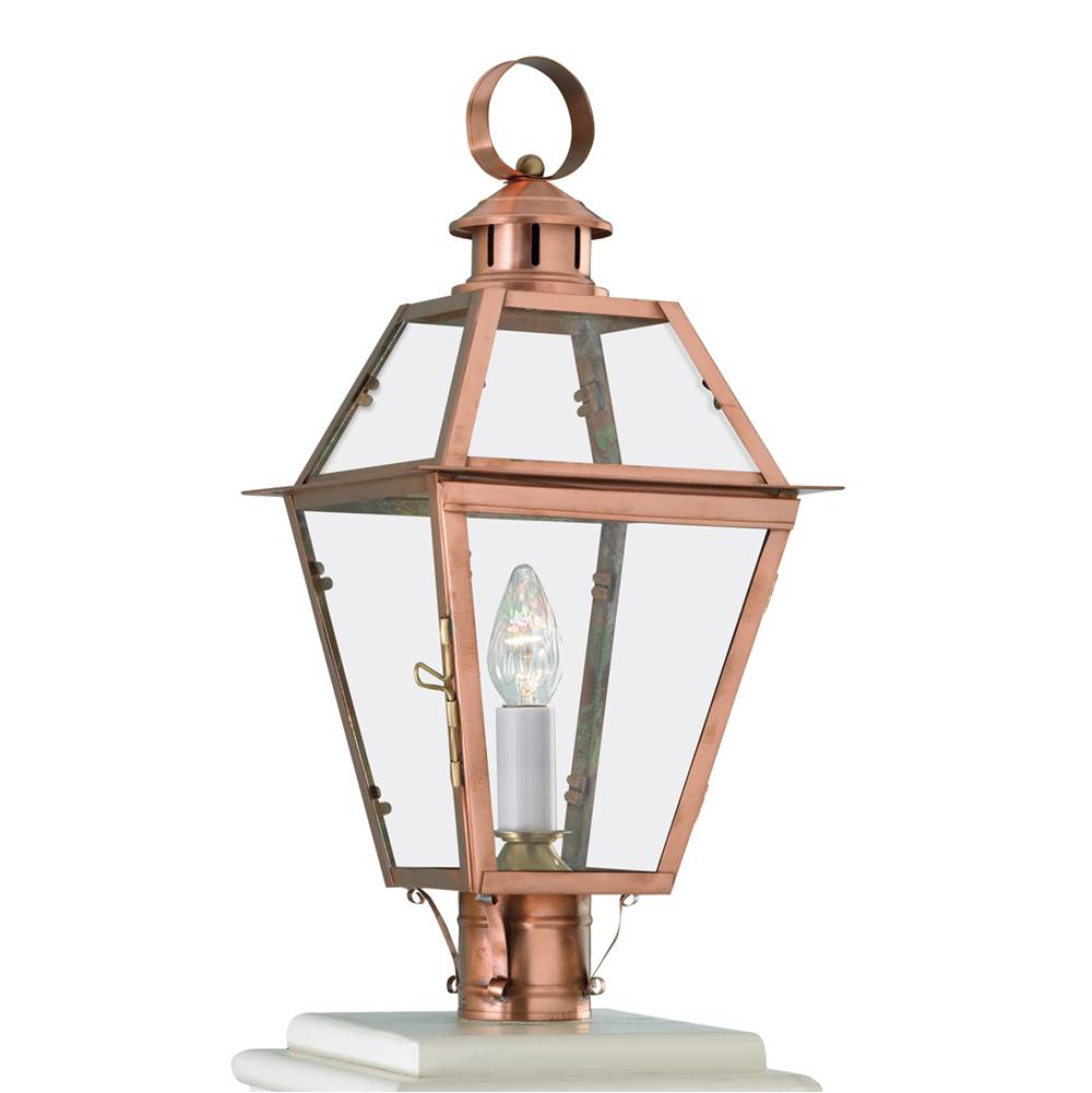 Norwell Olde Colony Outdoor Post Light - Copper
