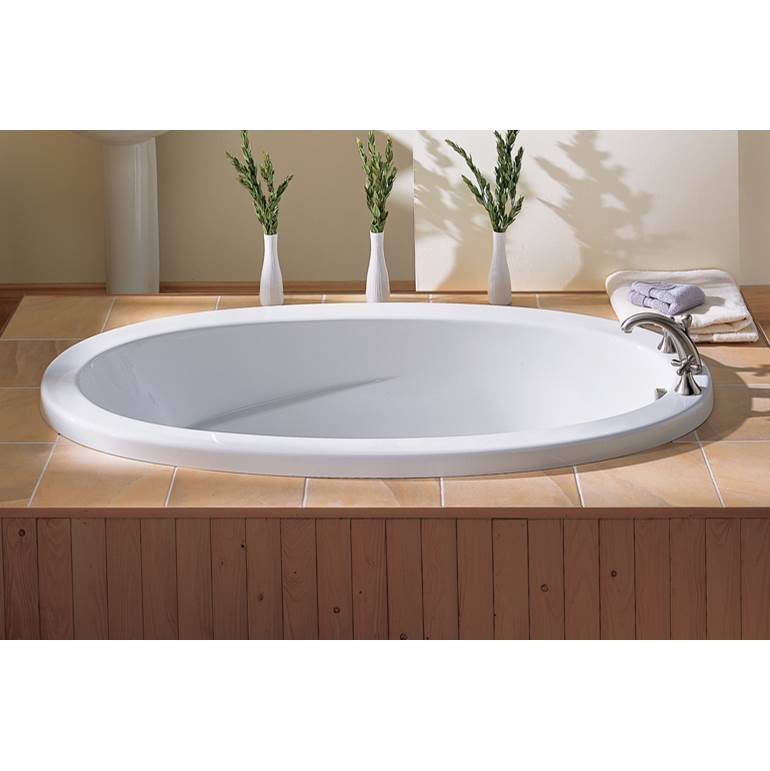 Oceania Rose Deck Mount  x , ComfortAir Bathtub, Glossy White