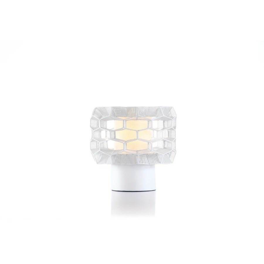 Oggetti Lighting Schema, Honey Comb Small Table Lamp, White