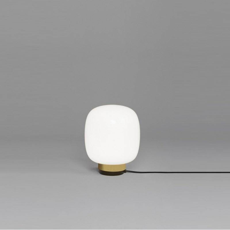 Oggetti Lighting Tooy Tall Table Lamp, Legier Tall, Black/Brass/White