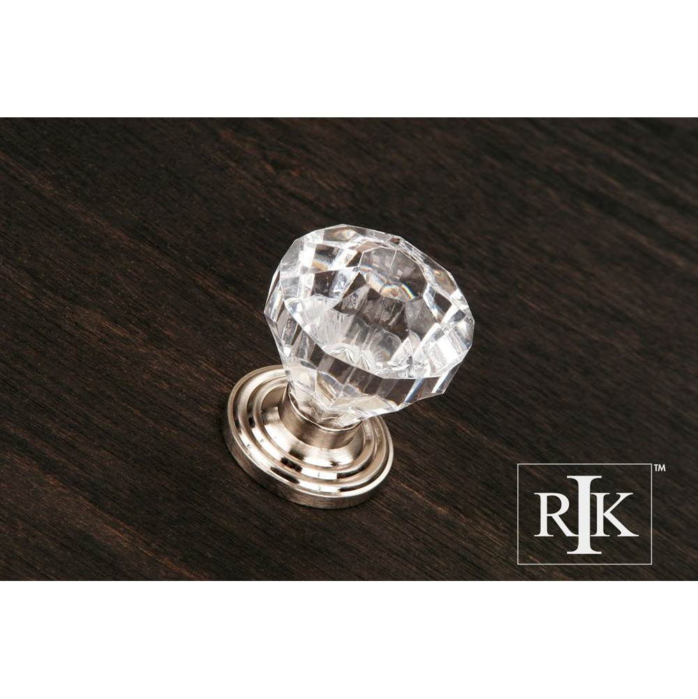 RK International Diamond Cut Acrylic Knob