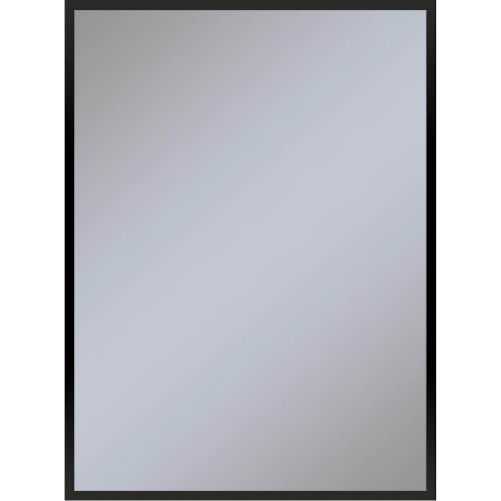 Robern Profiles Framed Mirror, 30'' x 40'' x 3/4'', Matte Black